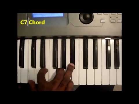How To Play C7 Chord (C dominant seventh, C 7th) On Piano & Keyboard