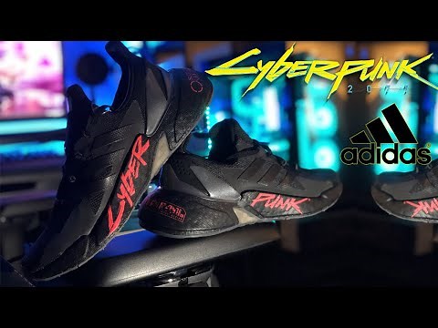 Adidas x Cyberpunk 2077 shoes showcase (X9000L4)