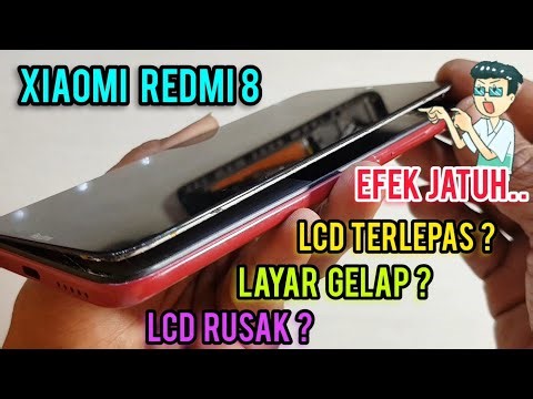 XIAOMI REDMI 8 LCD RUSAK EFEK JATUH LAYAR GELAP TIDAK TAMPIL ? TIPS CARA GANTI LCD HASIL MAXIMAL