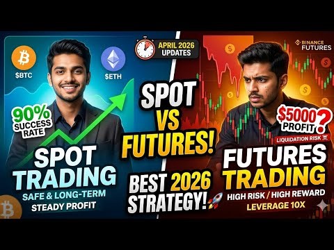 How to Trade Crypto in 2026? 🤑 Live Spot & Futures Trading Tutorial (Hindi