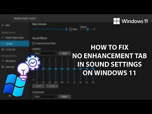 How to Fix No Enhancement Tab in Sound Settings problem solved | Restore Missing Audio Enhancements