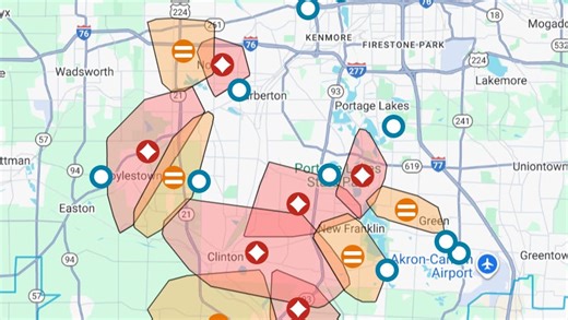 Over 11,000 FirstEnergy customers in Greater Akron affected by power outage