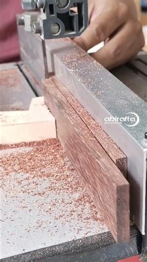 straight resawing a hard wood on mini bandsaw #bandsaw #tips #tricks #woodworking