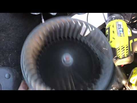2011-2016 Super Duty Blower Motor Removal