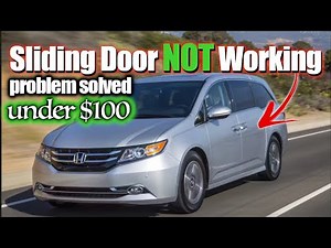 2011-2020 Honda Odyssey Sliding Door Not Opening or Closing