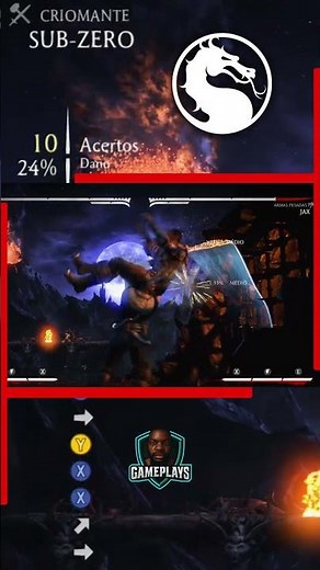 SUB ZERO Easy Combo 31% #MKX
