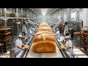 Inside a Modern Bread Factory: From Wheat Grain to Packaged Loaf Bread (Full Process)