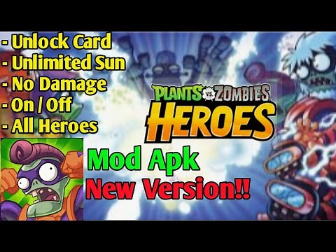 Pvz Heroes Mod Apk unlock All Heroes & Card!! No Root ( Cara Hack Pvz Heroes Versi Terbaru )