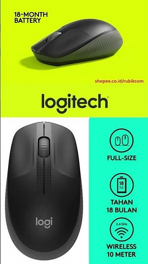logitech M190 Mouse Wireless Fullsize