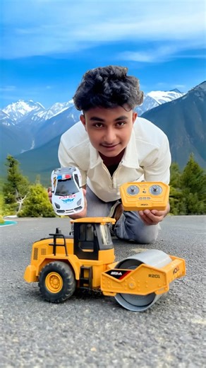 Remote Control RC Road Roller Truck Unboxing 😱