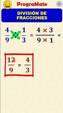 division of fractions 👀✌