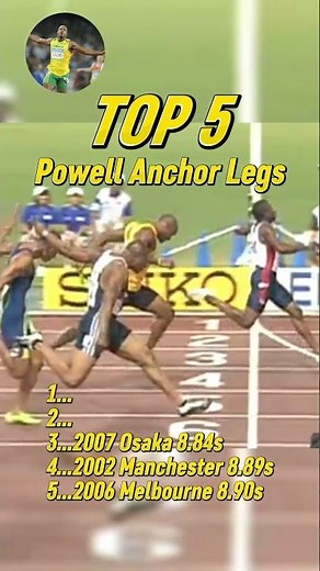 Top 5 Fastest Asafa Powell Anchor Legs Ever In Sprinting History!