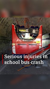 16K views · 112 reactions | Three children were seriously injured when their school bus hit a railway bridge. https://bbc.in/32gE8b7 | BBC Hampshire & Isle of Wight | Facebook