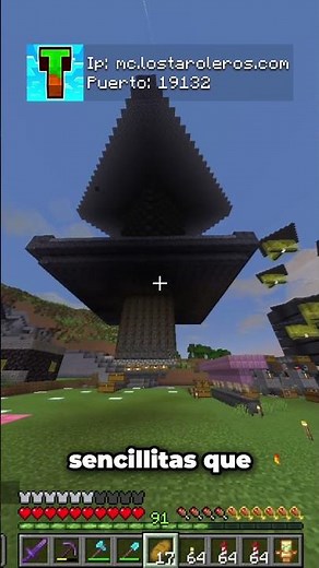 Granja de Mobs Automática: ¡Pólvora y Huesos Fáciles! #shorts