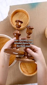497 reactions · 41 shares | This thrift flip is a quick & easy DIY and a fun addition to your home this season. Learn how simple it is to make a DIY tiered stand from thrifted wooden bowls and candlesticks with spray paint and glue! Would you make this? #thediymommy #thriftflip #diyproject #diydecor | Cozy DIY Home | Facebook