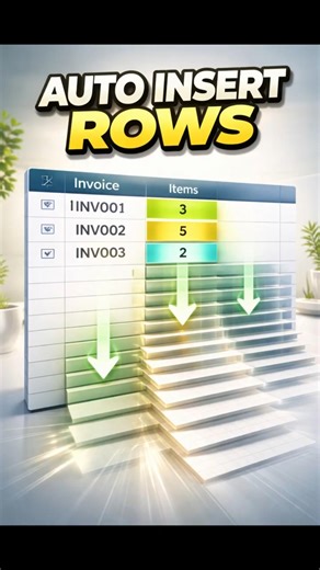 Insert 100 Rows in Excel in 1 Click! (VBA Trick) #excel #exceltips #vba #shorts