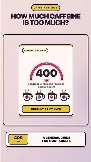 How Much Caffeine Is Too Much? ☕️ #caffeine #coffee