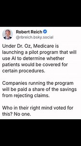 #AI nightmare by #Republicans, #medicare. Profit share to deny government claims…https://www.nytimes.com/2025/08/28/health/medicare-prior-approval-health-care.html | Progressive Power