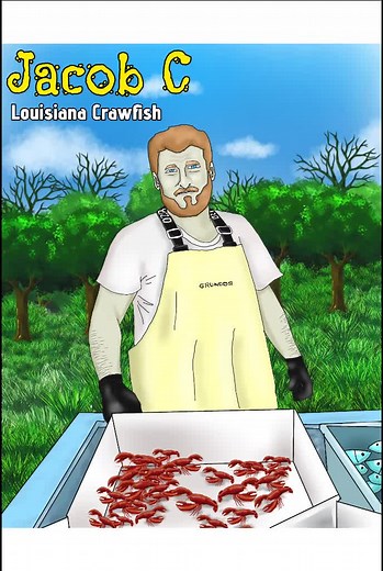 Jacob C, Louisiana Crawfish @jacobcortez1984 #fyp #jacobc #lousiana #crawfish #drawing