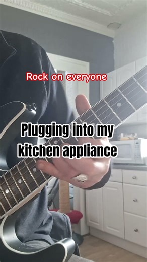 when you add a Marshall stack to your counter area #diy #howto #design #kitchen #rock #guitar #metal