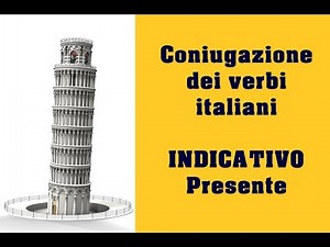 Coniugazione dei verbi italiani l'indicativo presente