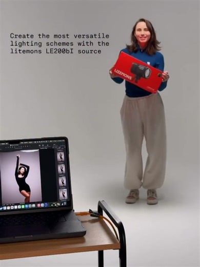 Master Studio Lighting Techniques with the Litemons LE200Bi