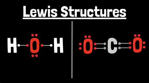 Lewis diagrams for molecules