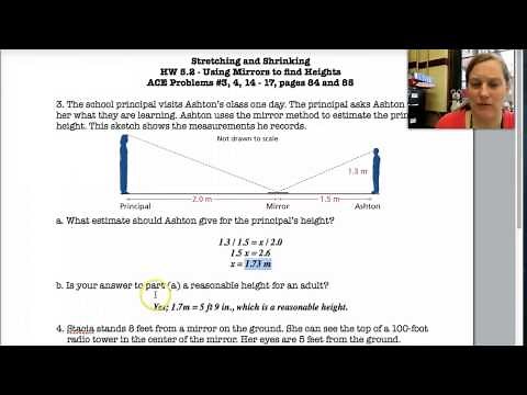 HW 5.2 - Using Mirrors to Find Heights