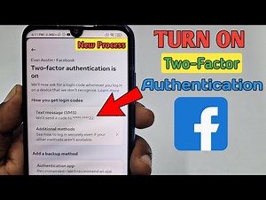 How to Turn On Two-Factor Authentication in Facebook | New Update