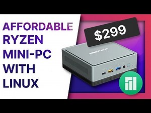 SUPER AFFORDABLE Ryzen powered Linux desktop: DeskMini UM350 Review