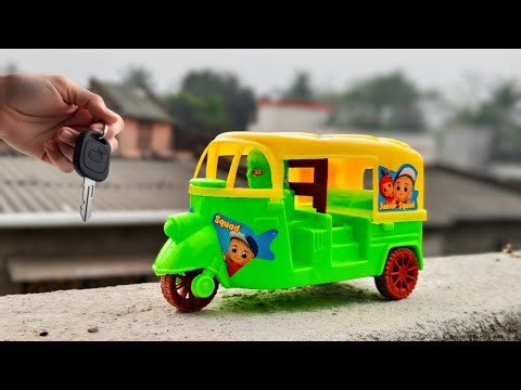 Unboxing Indian Toy CNG Auto Rickshaw Rooftop Race 🛺 Centy Auto Rickshaw Toy Cars 😍