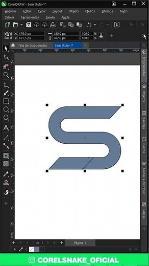 Criando símbolos incríveis para logotipo no CorelDRAW! #graphicdesign