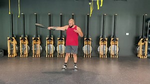 🔥Steel Club Movement🔥 - Move laterally. Fight rotation. Use unconventional tools to optimize movement and strength. - Club Lateral Swing 5 Reps Each Side Club Pullover Squat 5 Reps - 🎥: @danny_does_fitness - #onnit #getonnit #allyou #fitness #steelclub #workout | Onnit