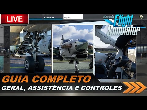 🔴 LIVE de CONFIGURAÇÃO do Microsoft Flight Simulator 2020