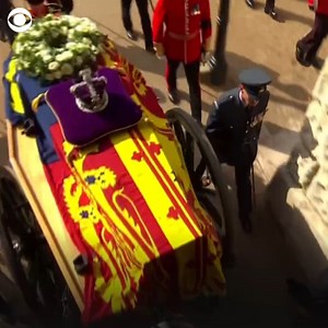 215K views · 696 reactions | Princes William and Harry walked side-by-side behind their grandmother's coffin. The last time they did that was 25 years ago, for their mother, Princess Diana. | CBS News | Facebook