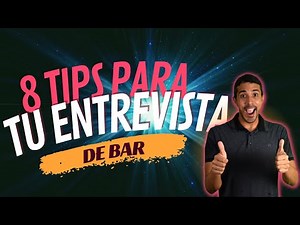 JOB INTERVIEW FOR BARTENDERS | 8 TIPS