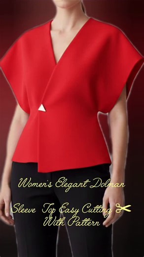 KS FASHION HUB on Instagram: "Women's Dolman sleeve design #viral #trending #viralreels #trendingreels #sewing"
