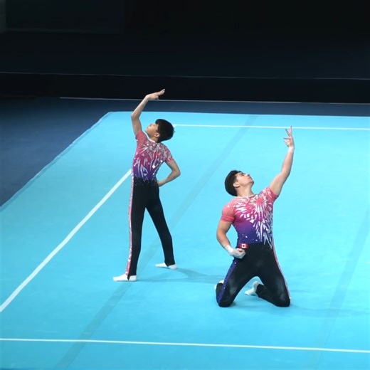 What a fantastic debut! 🇨🇦 Theo Chan and Emerson Wong are the first Canadian Acro gymnasts ever to compete at the World Championships. | International Gymnastics Federation - FIG