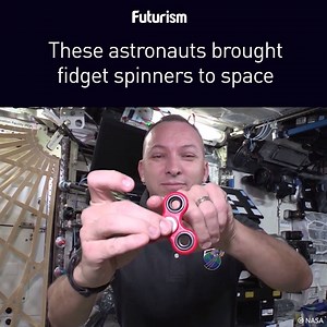 831K views · 3.5K shares | Watch what happens when a fidget spinner goes where no fidget spinner has gone before! | Futurism | Facebook