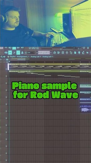 HOW to make PIANO samples for ROD WAVE