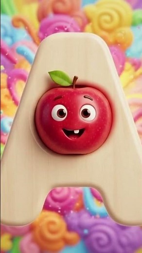 Letter A Song/Apple song #learningalphabetsforkids #alphabet #songforkids