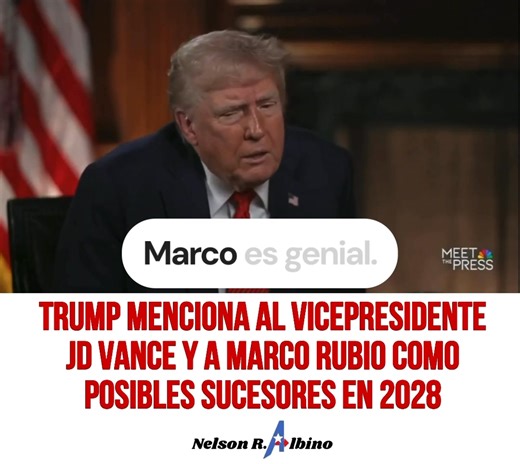 6.8K views · 252 reactions | ‼️‼️TRUMP MENCIONA POSIBLES SUCESORES...