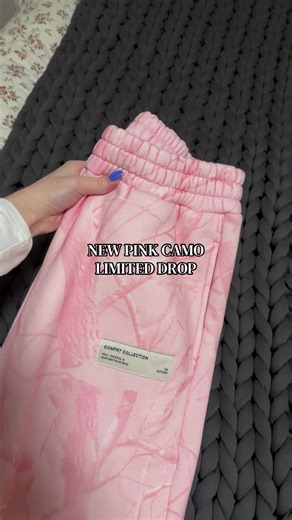 Limited Edition Pink Camo Sweatpants Drop