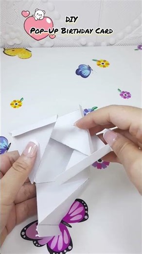 Birthday Pop-Up Card #gift #diy #papercraft #trending #shorts #easy eas