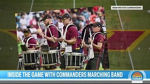 Go behind-the-scenes of Washington Commanders Marching Band