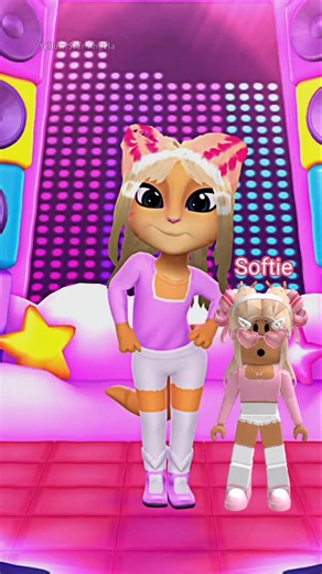 Roblox Softie Girl Cosplay Transformation🌠 | My Talking Angela 2