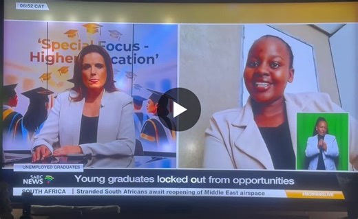 Youth unemployment is a major concern in SA. Driven by various factors, among which is the alignment of skills the gap in our economy and what young people are studying. There is also not enough… | Velile Ngidi