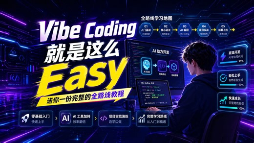 零基础Vibe Coding保姆级开源教程 小白必备