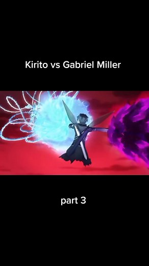 Kirito vs Gabriel Miller: Epic Final Battle in SAO