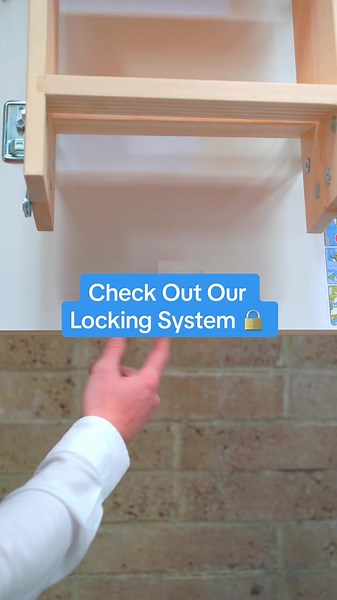 Keylite Loft Ladder Locking System - Self-Locking & Spring Loaded